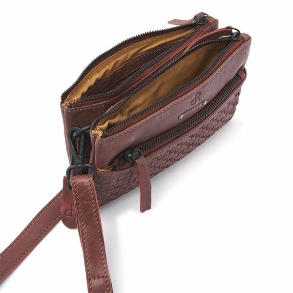 dR Amsterdam Tampa Braided Schoulderbag Black