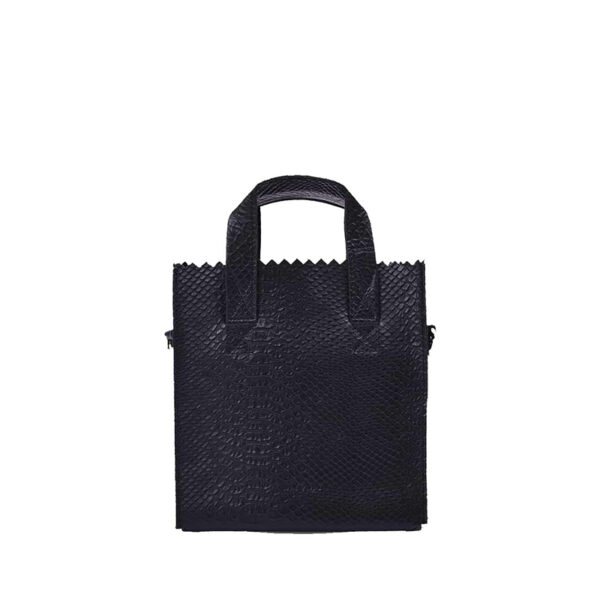 MYOMY My Paper Bag Square Mini Anaconda Black