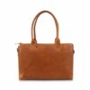 Plevier Beryl leren damestas 15.6 inch donkerbruin