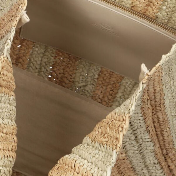 Fred de La Bretoniere Crossbody Grain Leather Beige