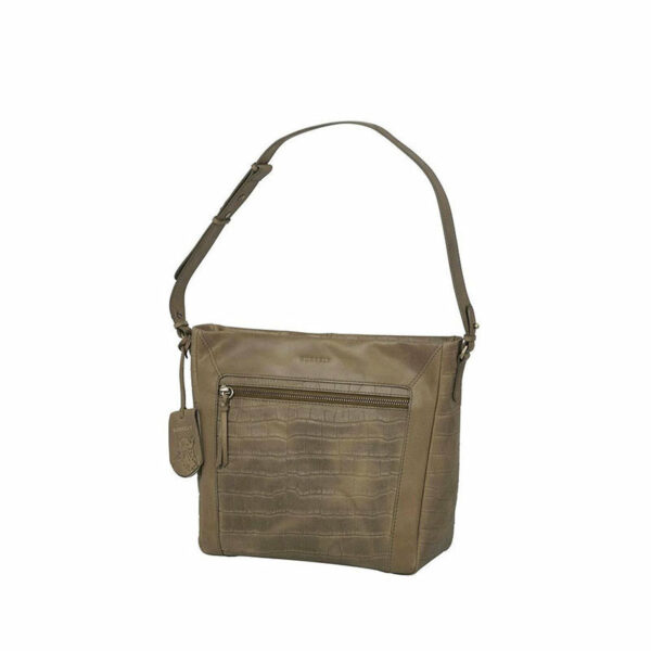 Burkely Croco Cassy Hobo Taupe
