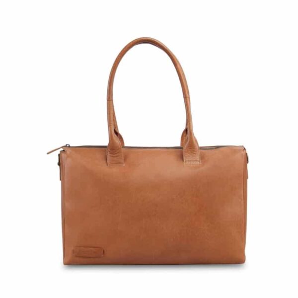 Plevier Copal Schoulderbag 17.3 Inch Cognac