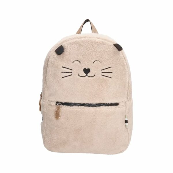 Zebra Metallic Leopard Backpack S Pink