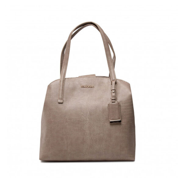 Calvin Klein Ck Must Shoulder Bag Md Lizard Grey