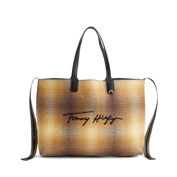 Tommy Hilfiger Iconic Shadow Check Tote