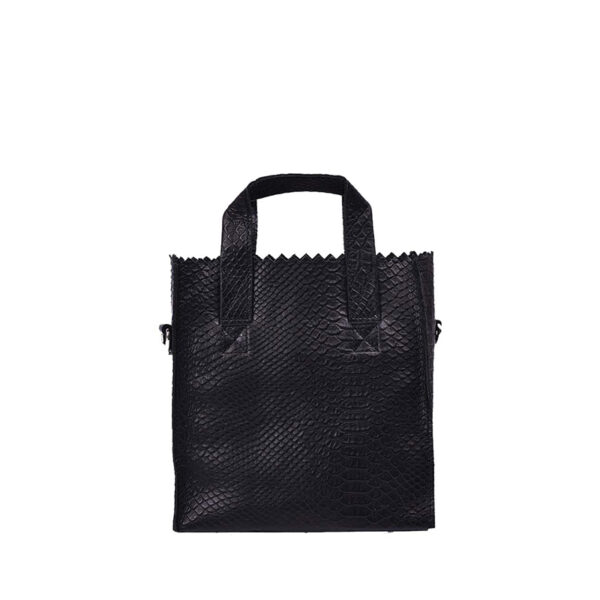 MYOMY My Paper Bag Square Mini Anaconda Black