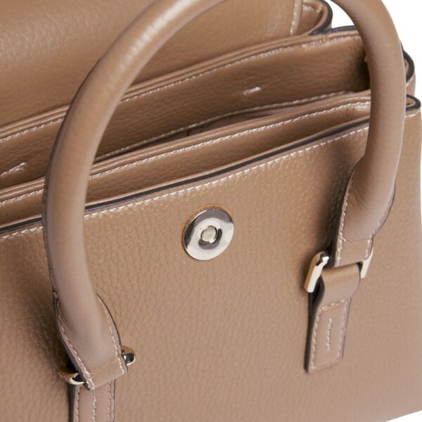 Calvin Klein Dressed Mini Tote Safari Canvas