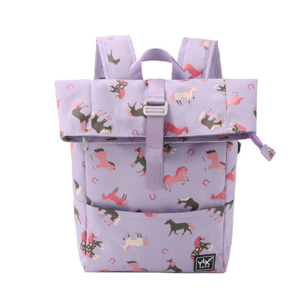YLX Original Backpack Kids Pastel Lilac Horses