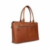 Plevier Beryl leren damestas 15.6 inch donkerbruin