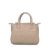 Fred de la Bretoniere Handbag Soft Grain Leather Taupe