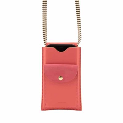 The Sticky Sis Club Phone Pouch | La Promenade | Ton Sur Ton | Tulip Pink