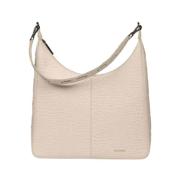 MYOMY Lima Hobo Croco Off White