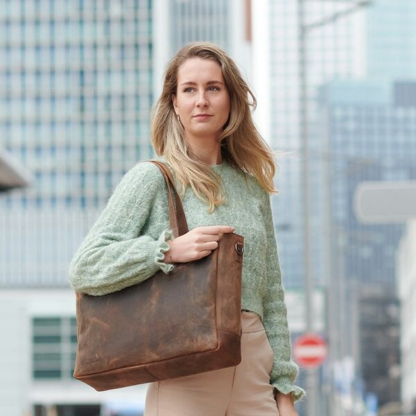 Plevier Jackson Shopper 15.6 inch Zwart