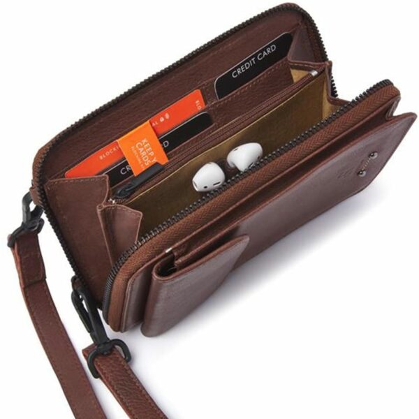 dR Amsterdam Tampa Schoudertas / Portemonnee Brown