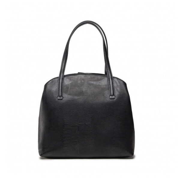 Calvin Klein Ck Must Shoulder Bag Md Lizard Black