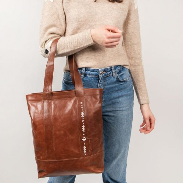 Cowboysbag x Dapper Maentje Shopper Gibbous 13 inch Cappucino
