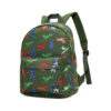 YLX Hemlock Backpack Kids Army Green Dinosaurs