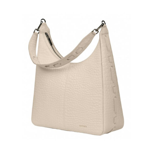MYOMY Lima Hobo Croco Off White