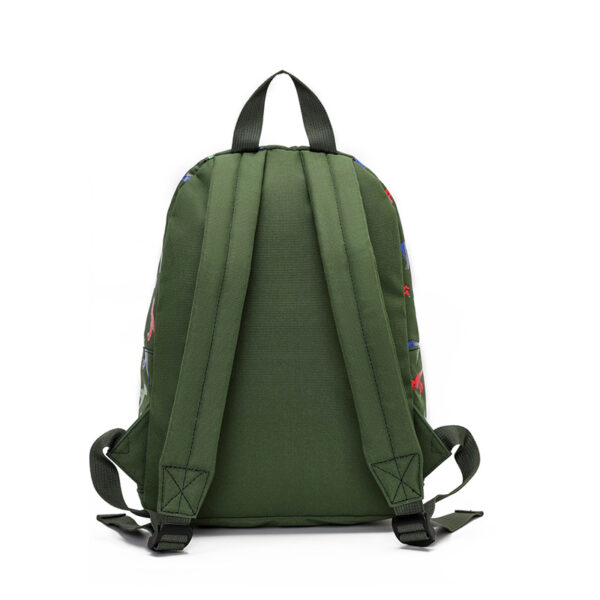 YLX Hemlock Backpack Kids Army Green Dinosaurs