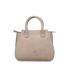 Fred de la Bretoniere Handbag Soft Grain Leather Taupe