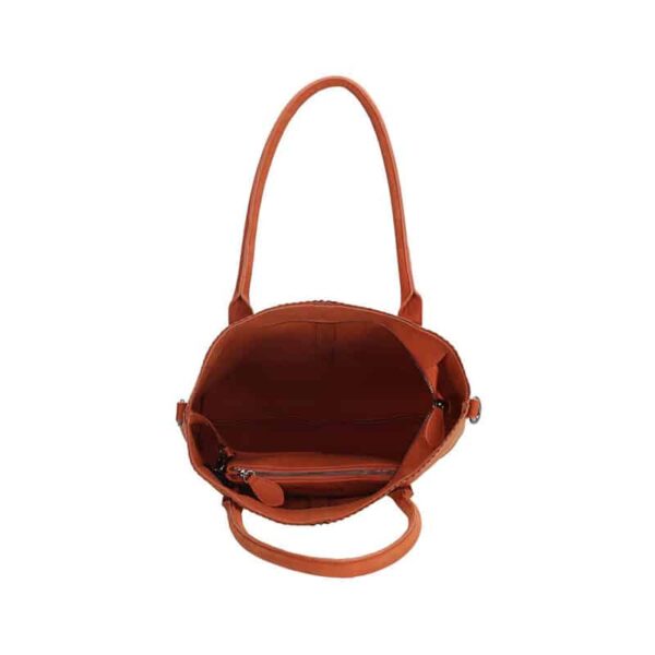 Zebra Trends Natural Bag Kartel Shopper Brique
