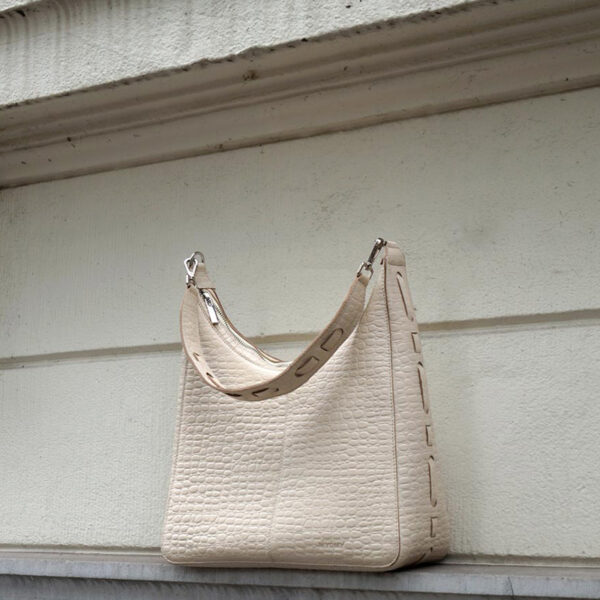 MYOMY Lima Hobo Croco Off White
