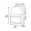 YLX Hemlock Backpack Kids Army Green Dinosaurs