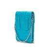 Mōsz Phone Bag Large Vegan Turquoise Silver
