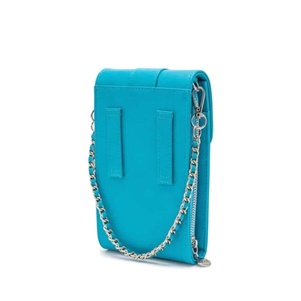 Mōsz Phone Bag Large Vegan Turquoise Silver