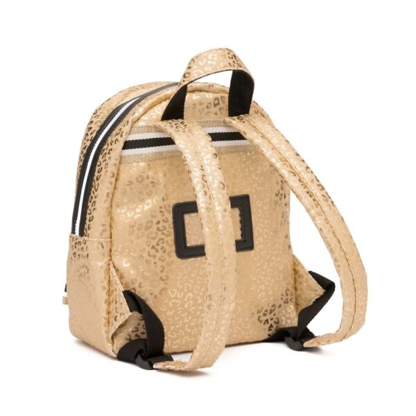 Zebra Metallic Leopard Backpack S Gold