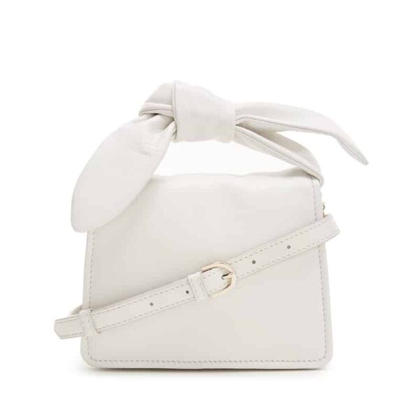 Ted Baker Niyah Soft Knot Bow Mini Crossbody Bag White