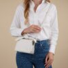 Ted Baker Niyah Soft Knot Bow Mini Crossbody Bag White