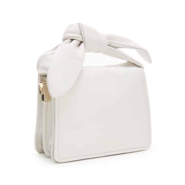 Ted Baker Niyah Soft Knot Bow Mini Crossbody Bag White