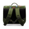 YLX Classic School Bag Army Green Dinosaurs