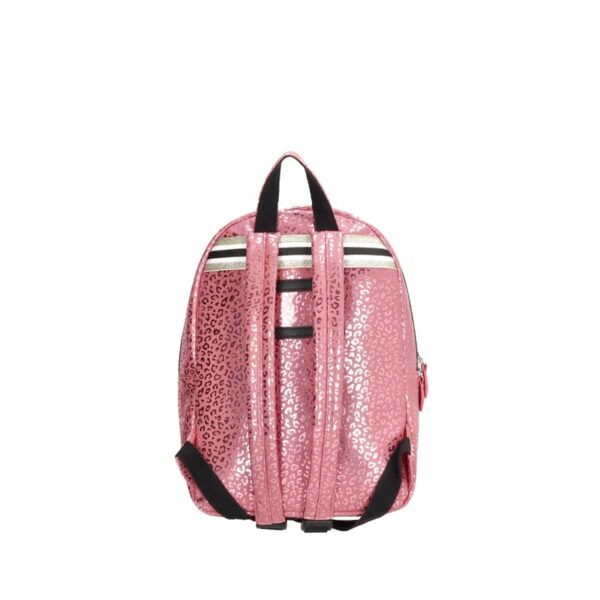 Zebra Metallic Leopard Backpack S Pink
