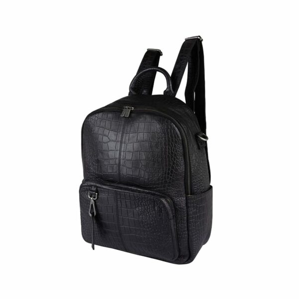 Cowboysbag Diaper Bag Huyton Croco Black