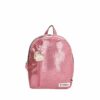 Zebra Metallic Leopard Backpack S Pink