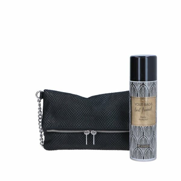 LouLou Essentiels 28CROSSBODY Sugar Snake Black