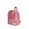 Zebra Metallic Leopard Backpack S Pink