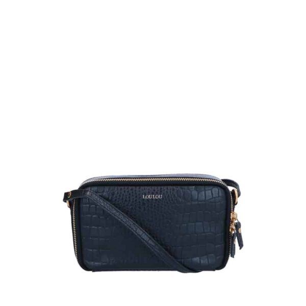 LouLou Essentiels 28CROSSBODY Sugar Snake Black