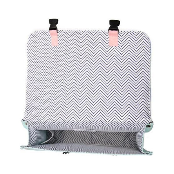 YLX Classic School Bag Bleached Aqua Glitter Dots