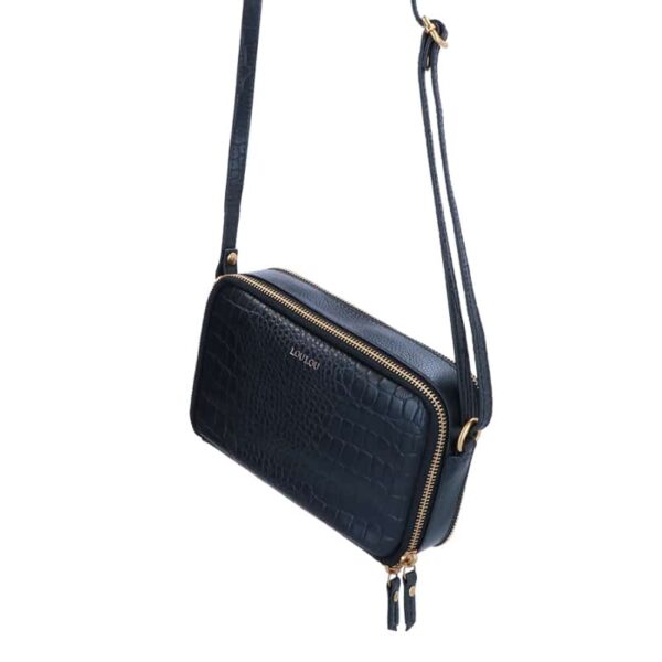 LouLou Essentiels 28CROSSBODY Sugar Snake Black