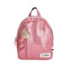 Zebra Metallic Leopard Backpack S Pink