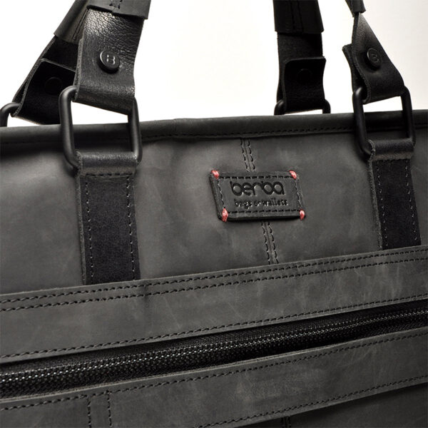 Berba Barbarossa Single Section Businessbag Black