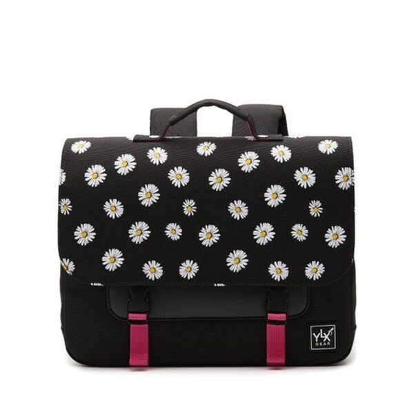 YLX Classic School Bag Daisy on Black