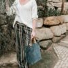 Berba Stretto Shopper Small Bottle Green