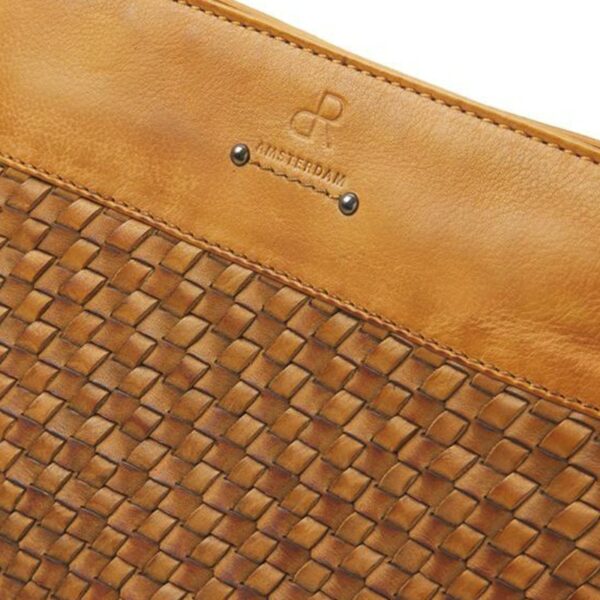 dR Amsterdam Tampa Braided Handbag Yellow