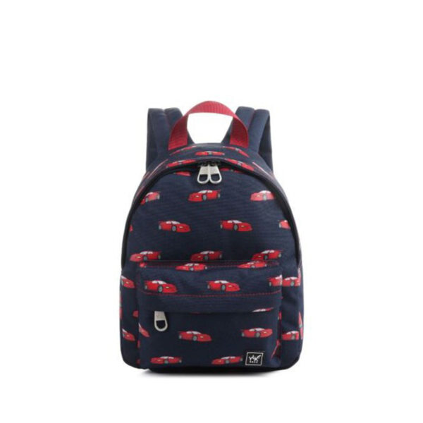 YLX Hemlock Backpack Kids Navy Blue Red cars