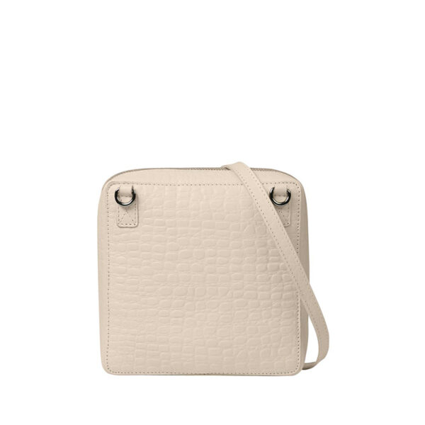 MYOMY My City Bag Square Midi Croco Off White