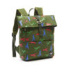 YLX Original Backpack Kids Army Green Dinosaurs